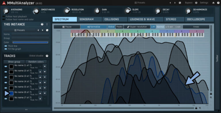 【音楽】MMultiAnalyzerの使い方【音の視覚化】 しぐにゃもブログ