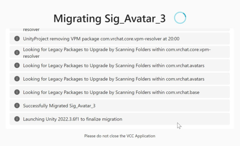 【VRChat】プロジェクトをUnity2022.3.6f1にアップデートする方法 | しぐにゃもブログ
